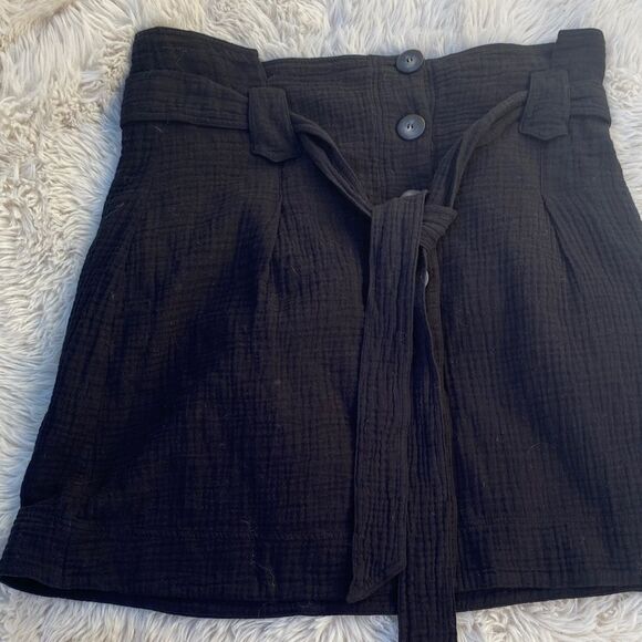 Elegant Black Button-Up Skirt Sezane Hayda Noir - Picture 6 of 6